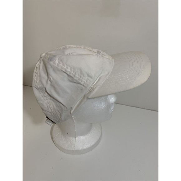 EQUESTRIAN EMBROIDERED RUNNING HORSE BASEBALL CAP COLOR WHITE O'Keaheys - Picture 4 of 12